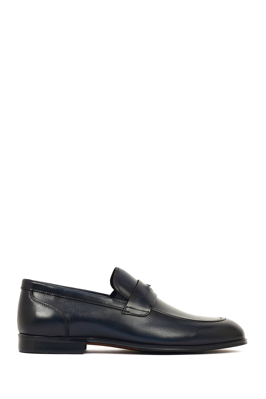 Derimod Black Erkek Lacivert Deri Klasik Loafer 26SFD695318 | Derimod