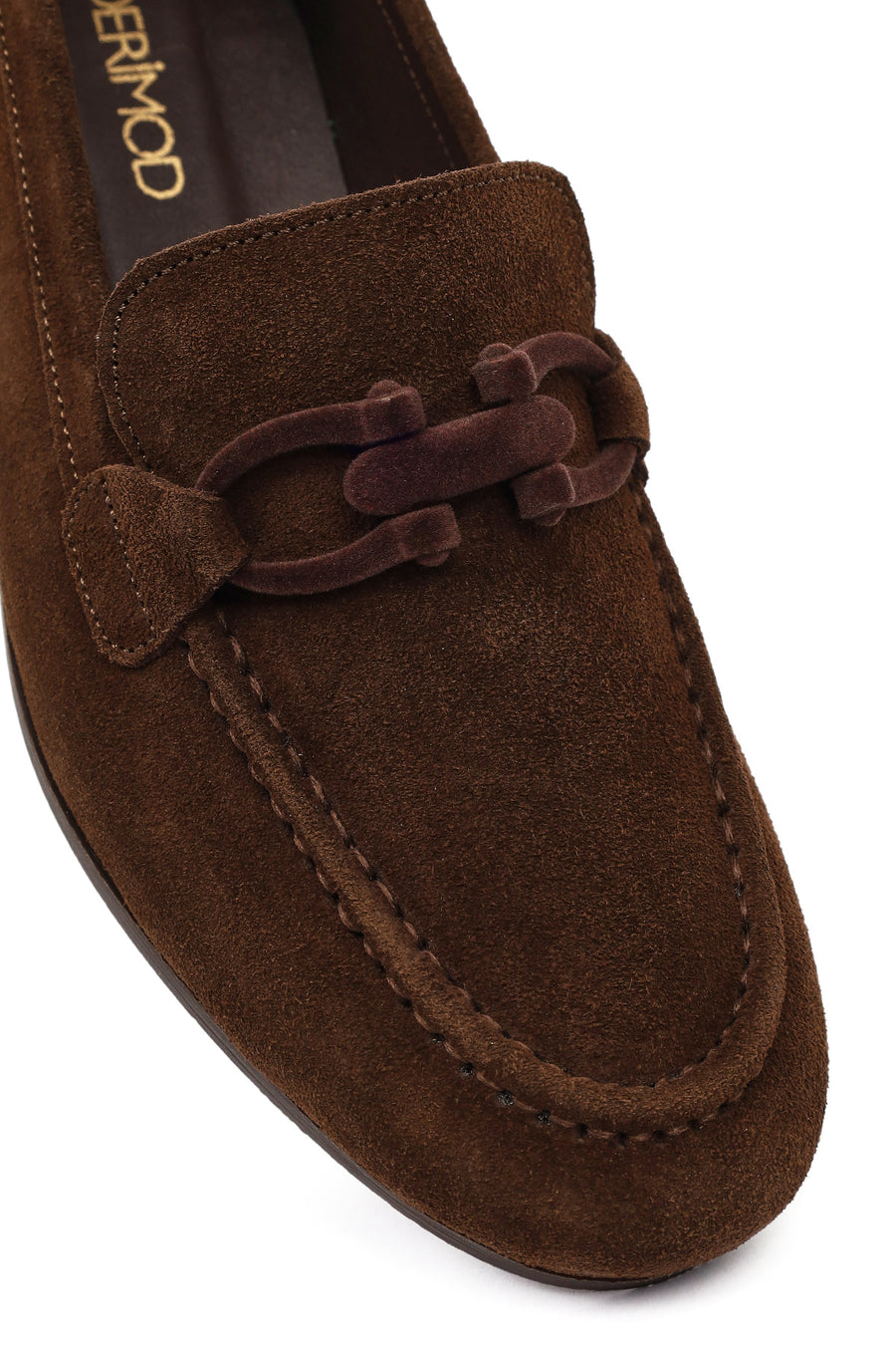 Women's Brown Suede Leather Loafer