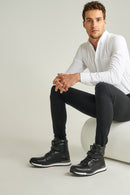 Rubber Sole Men's Leather Boots | Derimod