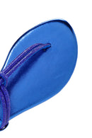 Women's Blue Stone Flip-Flop Sandals | Derimod