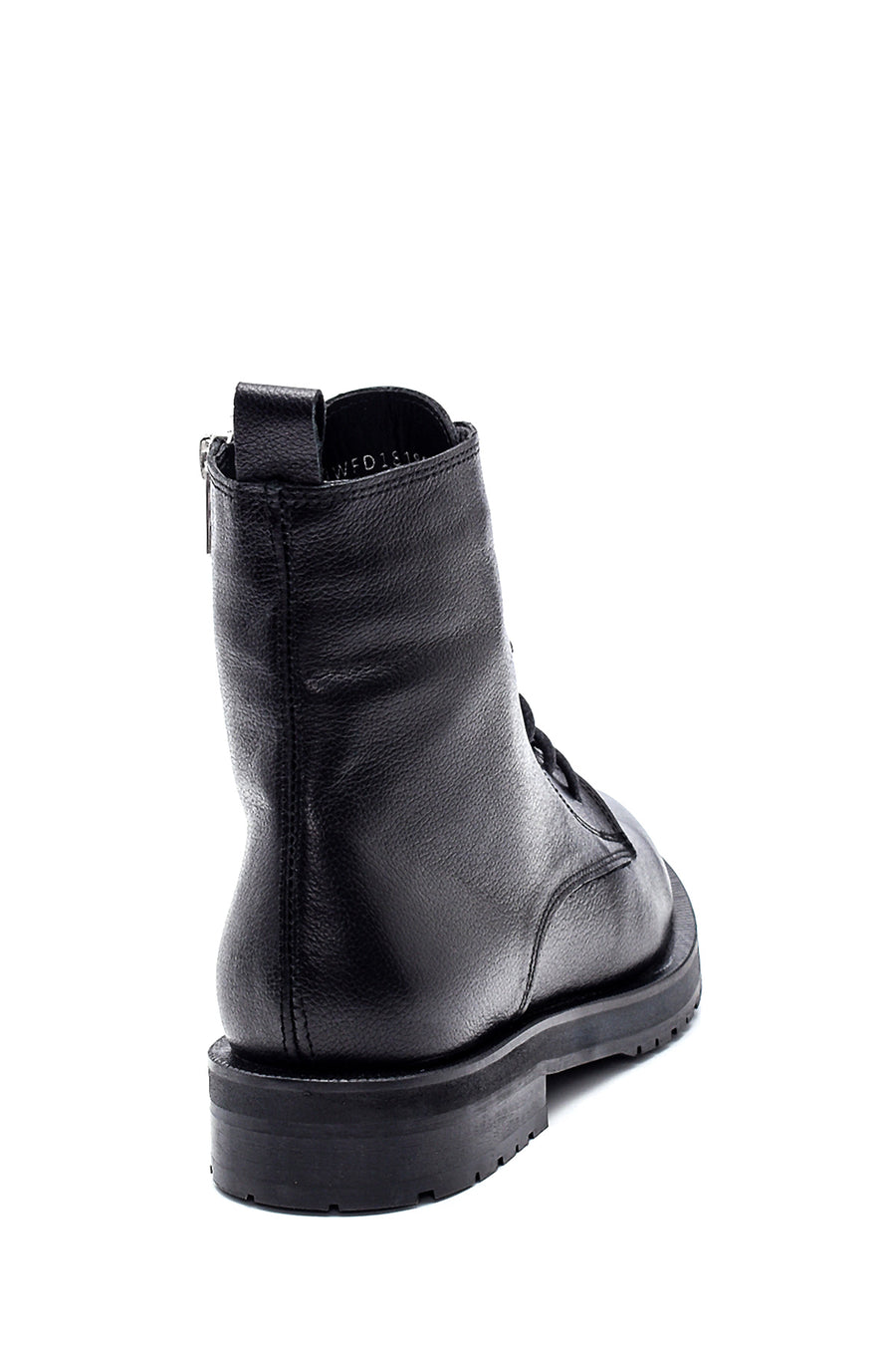 Women's Zippered Leather Boots