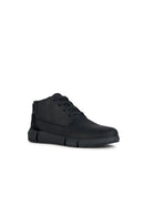 Geox Men's Black Adacter H Lace-up Leather Sneaker Boots | Derimod