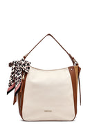 Women's Beige Long Strap Classic Shoulder Bag | Derimod
