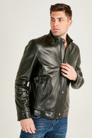 Fabian Men's Leather Jacket | Derimod