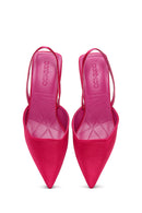 Women's Pink Pointed Toe Heeled Shoes | Derimod