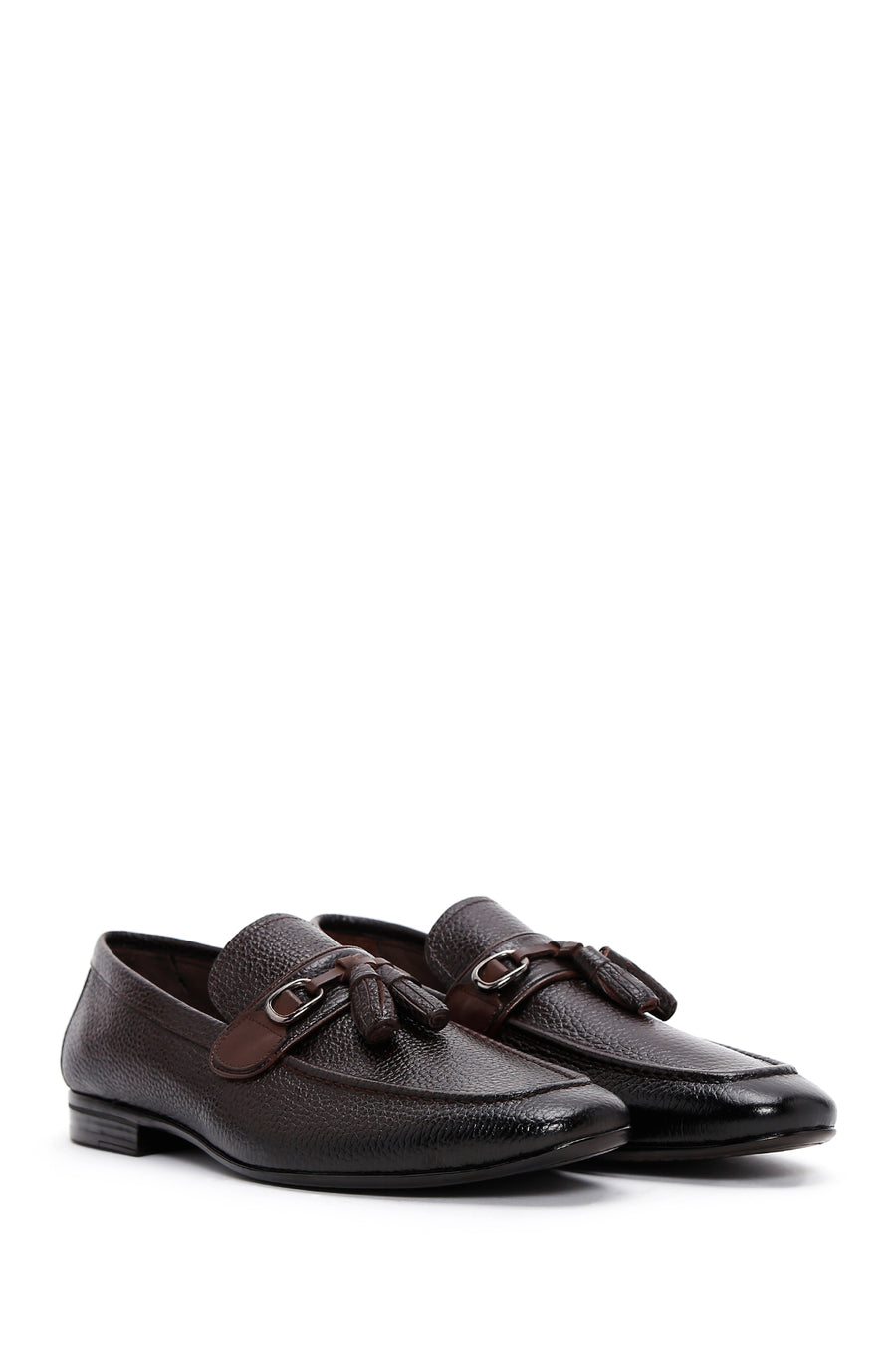 Men's Brown Leather Tasseled Classic Loafer