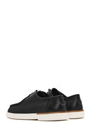 Men's Black Leather Casual Shoes | Derimod