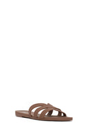 Woman Brown Jelly Slipper | Derimod