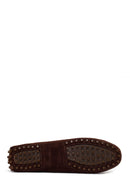 Woman Brown Tassel Suede Loafer | Derimod