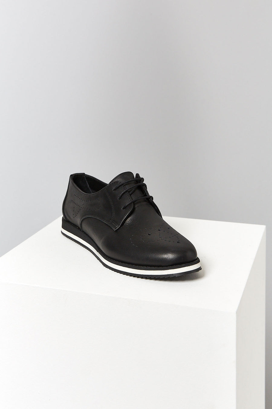 Black Women's Leather Shoes