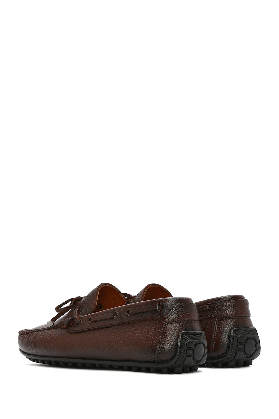 Erkek Kahverengi Deri Casual Loafer