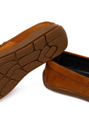 Men's Tan Suede Leather Casual Loafer | Derimod