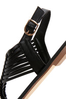 Women's Black Back Strap Flip Flop Sandals | Derimod