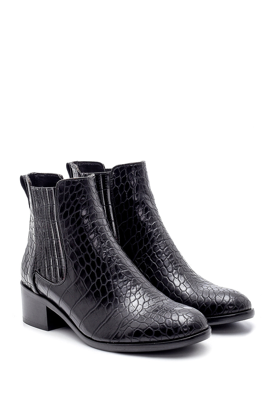 Women's Crocodile Pattern Boots