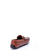 Men's Buckled Leather Loafer | Derimod