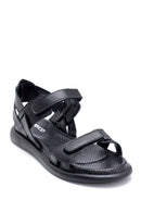Women's Leather Strappy Sandals | Derimod