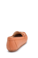 Kadın Deri Zincir Detaylı Loafer | Derimod