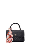 Woman Black Accessory-Detail Quilted Crossbody Bag | Derimod