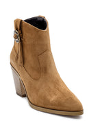 Women's Suede Heeled Boots | Derimod