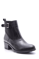 Women's Buckle Leather Boots | Derimod