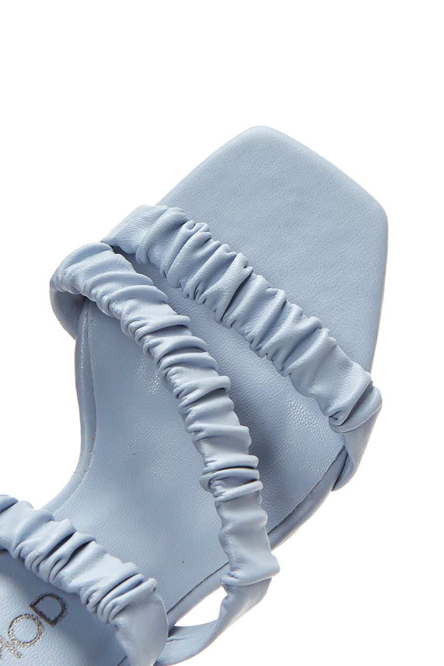 Women's Blue Heeled Slippers