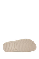 Women's White Ankle Strap Leather Comfort Sandals | Derimod