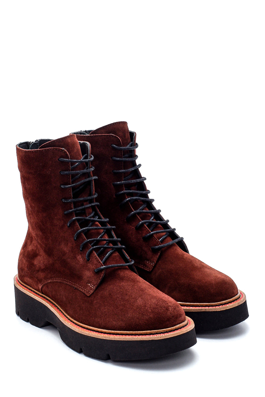 Women's Suede Thick Soled Boots