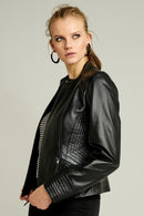 Nita Women's Leather Jacket | Derimod