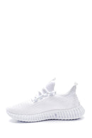 Women's White Patterned Sneaker | Derimod