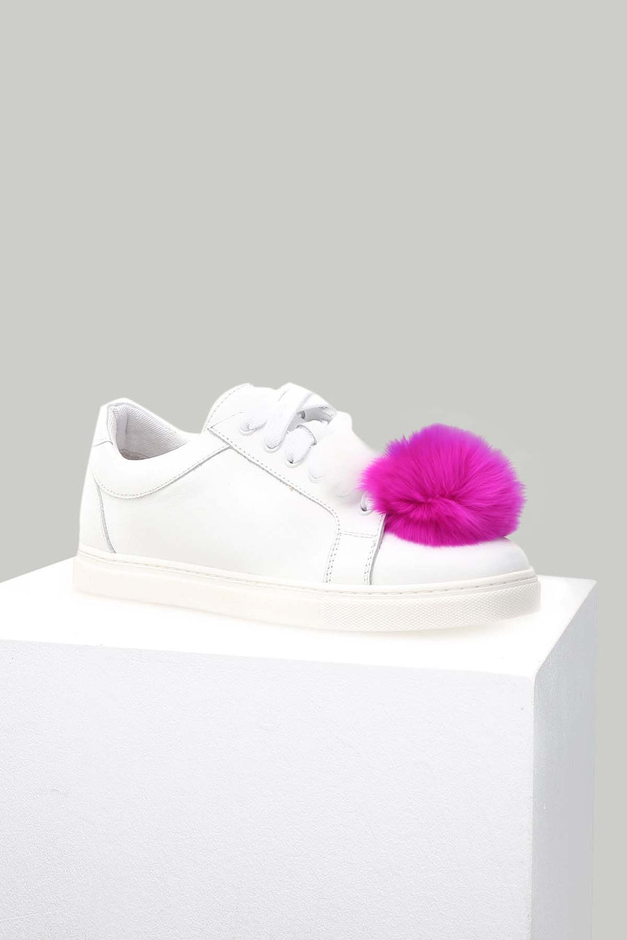 Women's Sneaker with Pompom 18SFD241318 | Derimod
