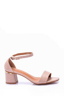 Women's Stone Detailed Heeled Shoes | Derimod