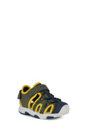 Geox Baby Boy Green Multy Strap Leather Sandals | Derimod