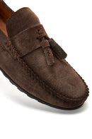 Erkek Deri Süet Loafer | Derimod