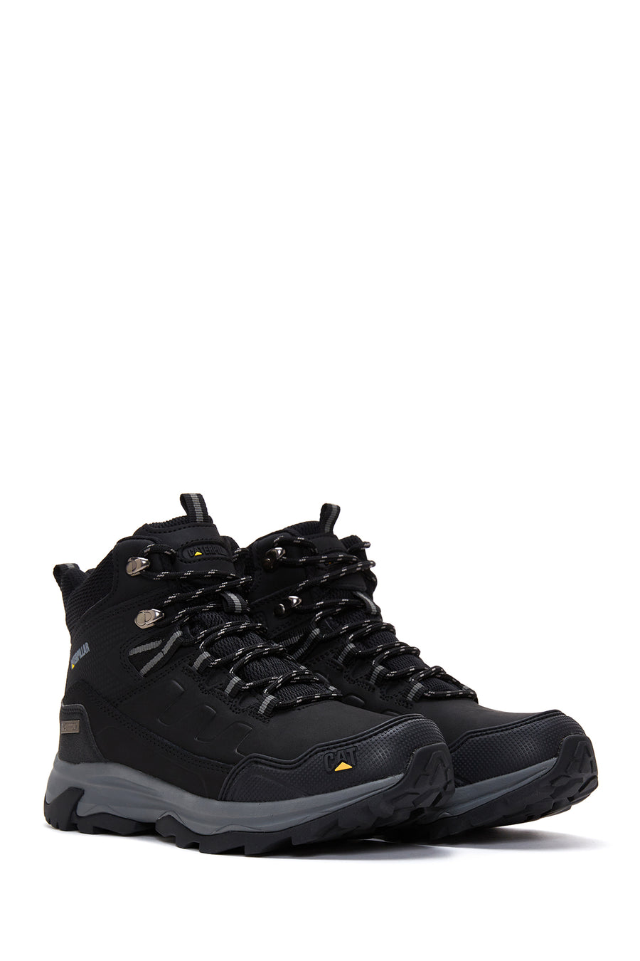 Caterpillar Women's Black Leather Waterproof Outdoor Boots