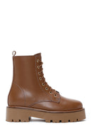 Women's Tan Leather Boots | Derimod