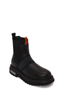 Harley Davidson Male Black Polperro Leather Chelsea Boots | Derimod