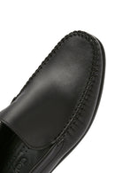 Men's Black Leather Casual Loafer | Derimod