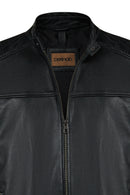 Romeo Male Black Hooded Leather Coats | Derimod
