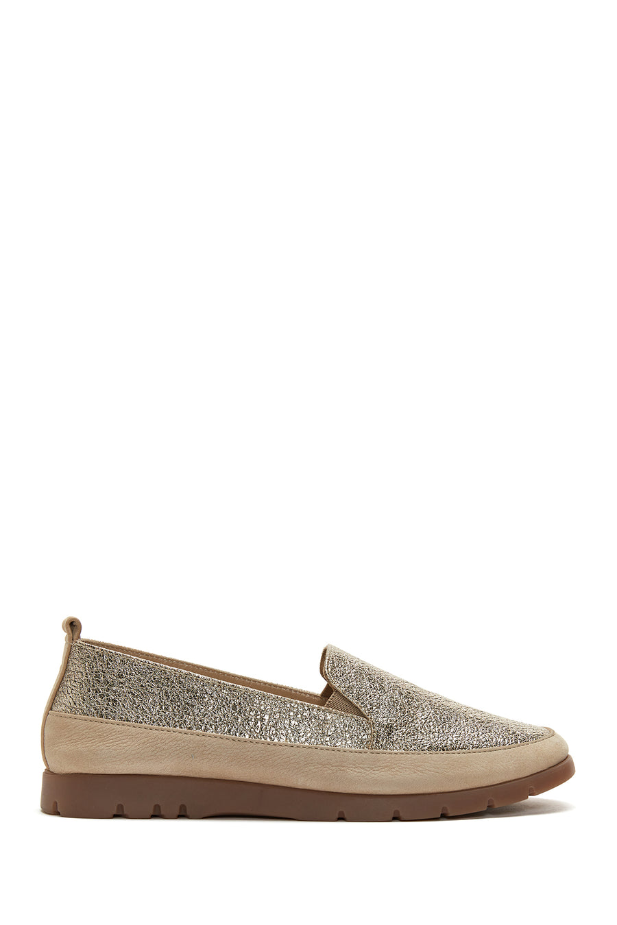 Kadın Deri Simli Loafer 22SFD1504SM | Derimod
