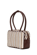 Woman Multicolored Braided Shoulder Bag | Derimod