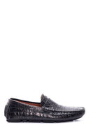 Men's Leather Crocodile Loafer | Derimod