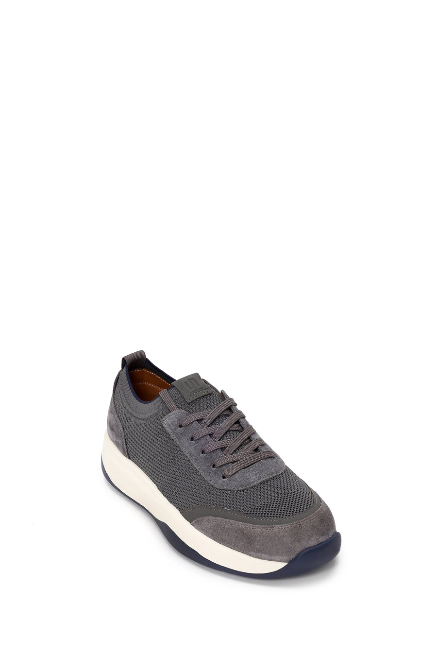 Derimod Zero Erkek Gri Bağcıklı Kalın Tabanlı Kumaş Sneaker