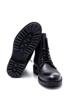 Men's Leather Zippered Boots | Derimod