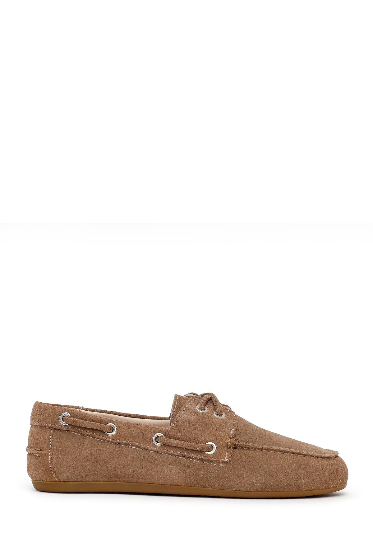 Woman Mink Lace-Up Suede Shoes 26PFD420210 | Derimod
