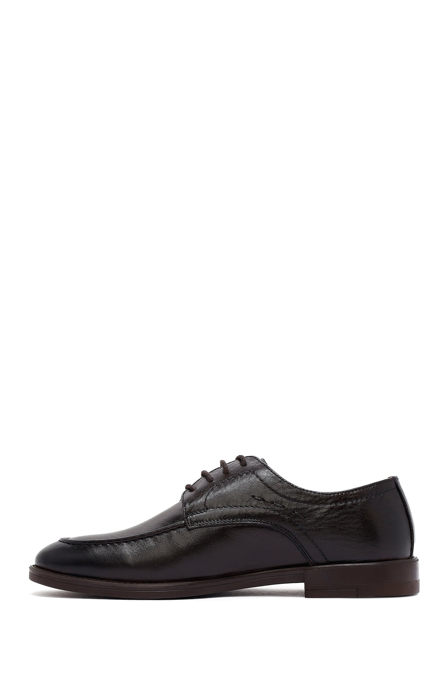 Men's Brown Laced Leather Classic Shoes