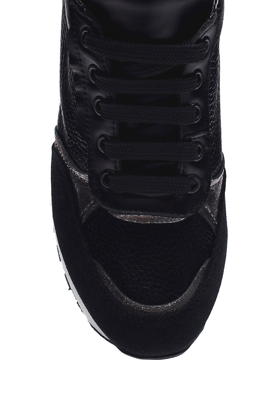 Women's Leather Thick Sole Sneaker