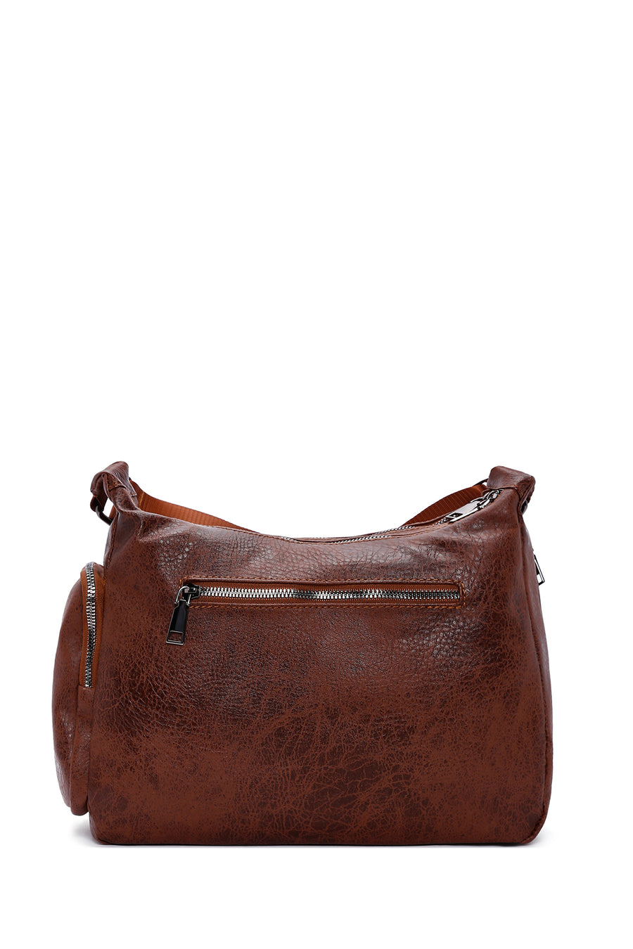Women's Tan Long Strap Crossbody Bag