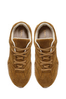 Kadın Camel Bağcıklı Süet Deri Sneaker | Derimod