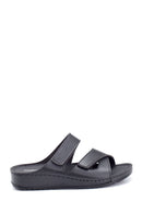 Women's Wedge Heel Banded Casual Slippers | Derimod