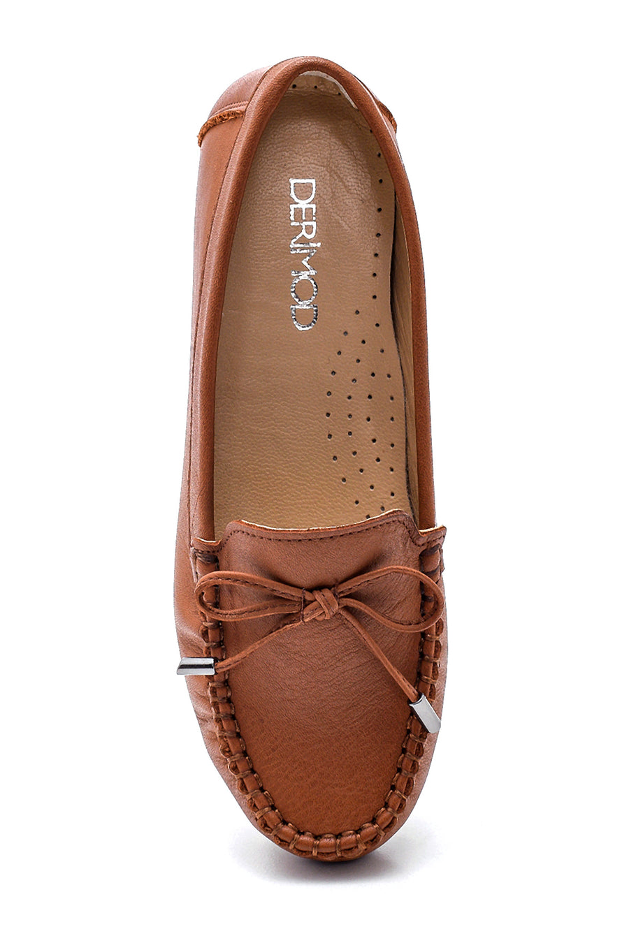 Women's Leather Bow Loafer